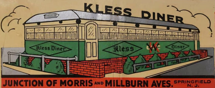 Kless Diner Springfield NJ Postcard preview