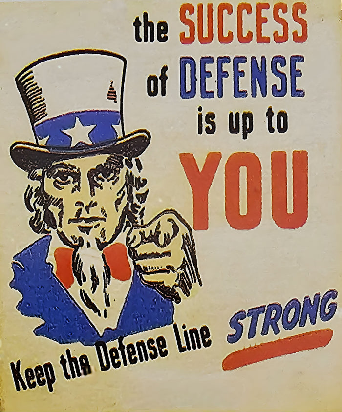 The Success of Defense is up to You Postcard preview