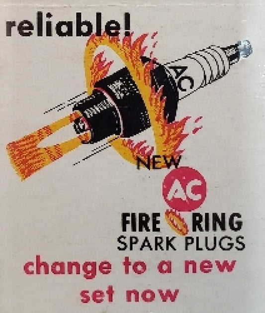 New AC Fire Ring Spark Plugs