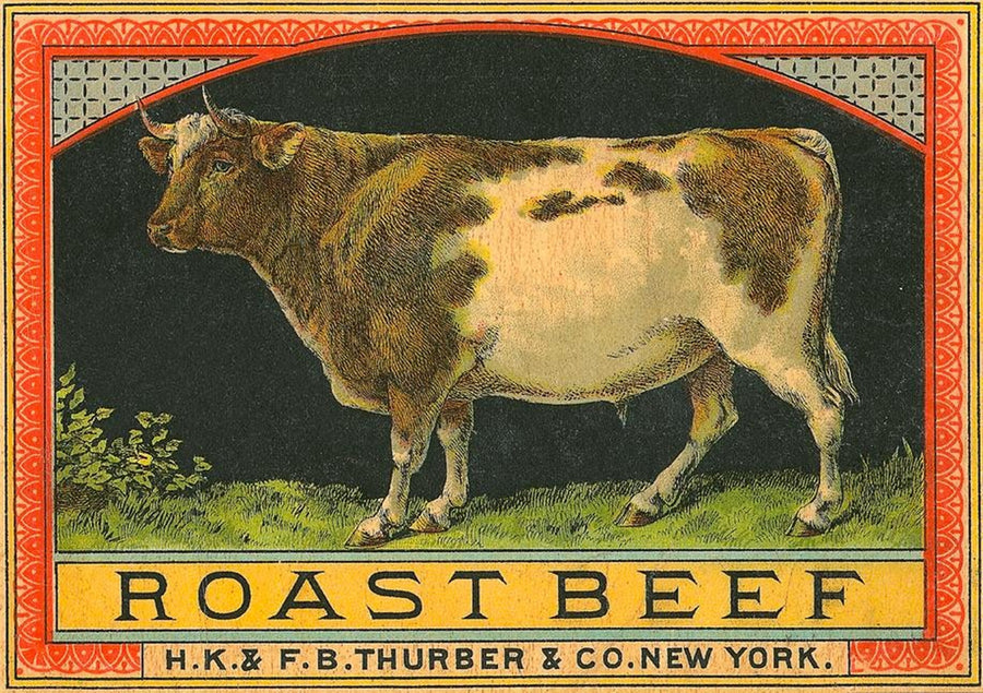 Roast Beef Thurber & Co. artwork