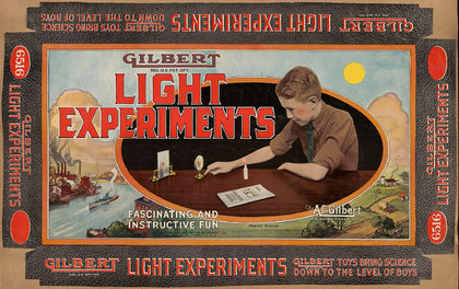 Gilbert Light Experiments Toy Box Label T-Shirt preview
