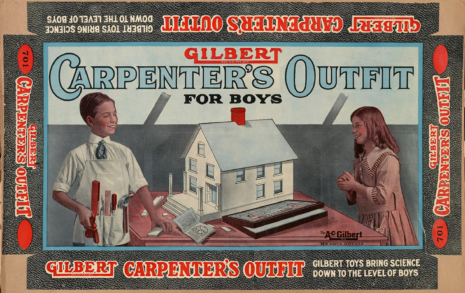Gilbert Carpenter’s Outfit Toy Box Label