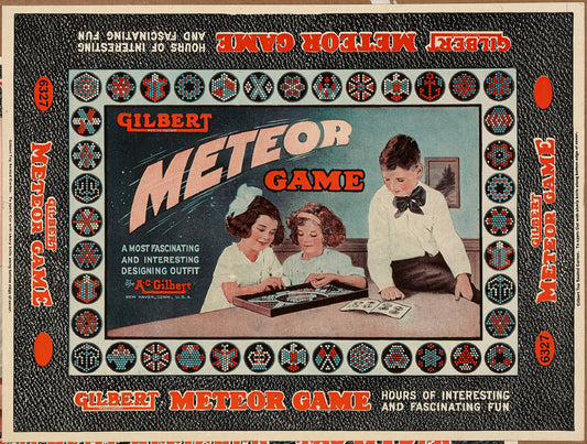 Gilbert Meteor Game Box Label