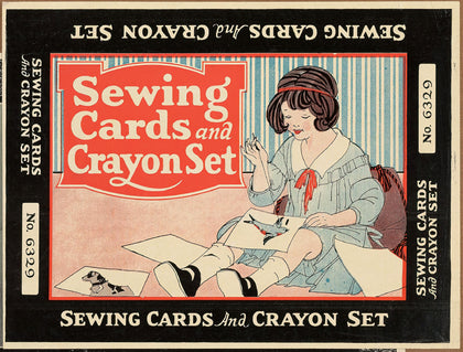 Sewing Cards and Crayon Set Box Label T-Shirt preview