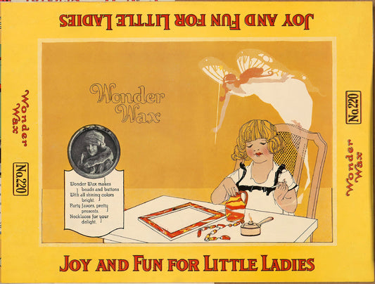 Wonder Wax Toy Box Label