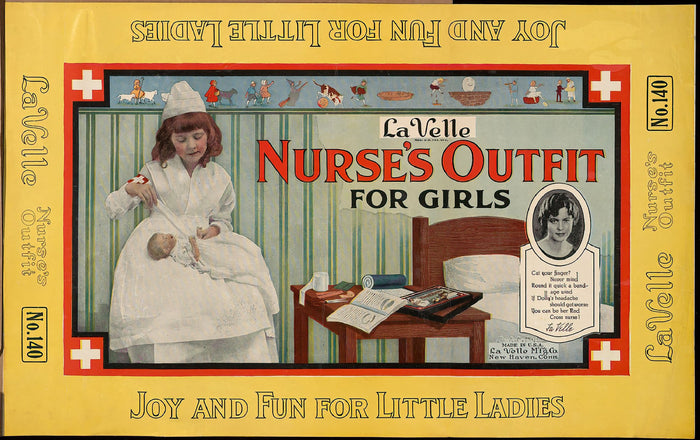 La Velle Nurses Outfit Box Label Postcard preview