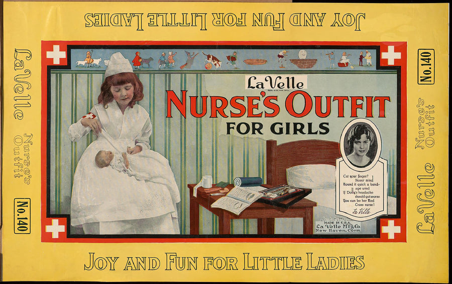 La Velle Nurses Outfit Box Label artwork