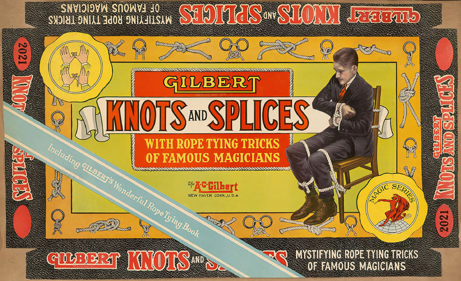 Gilbert Knots and Splices Box Label artwork