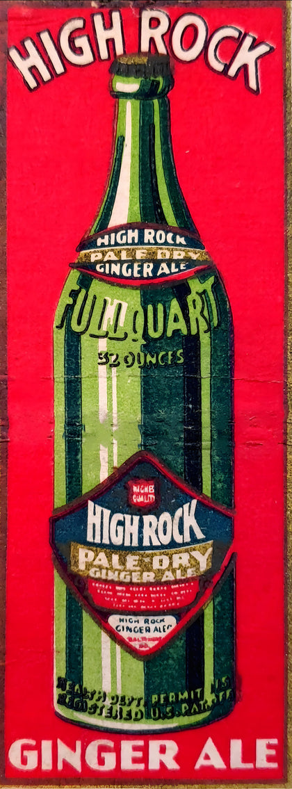 High Rock Pale Dry Ginger Ale Label T-Shirt preview