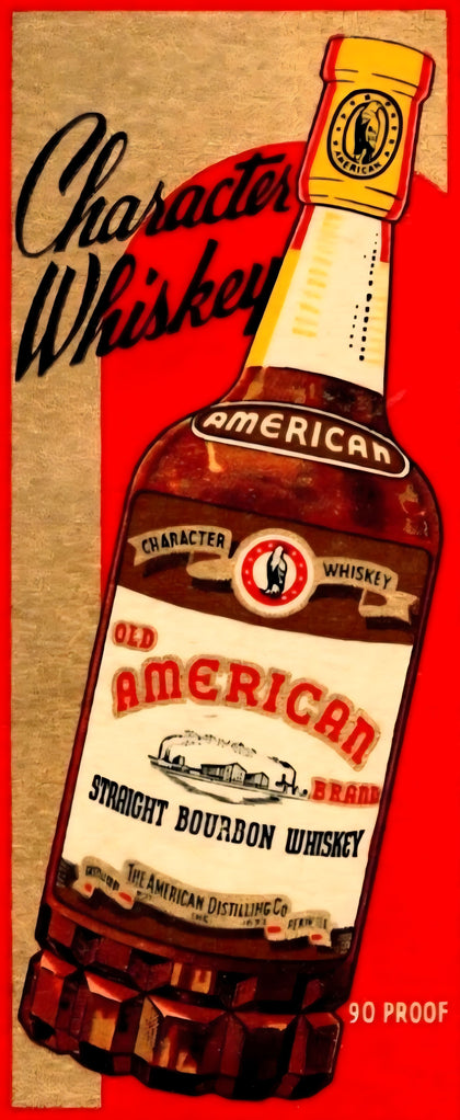 Old American Bourbon Whiskey Label T-Shirt preview