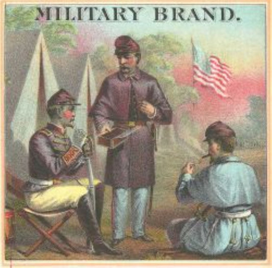 Military Brand Cigar Label