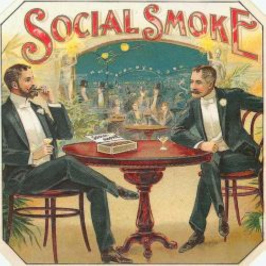 Social Smoke Cigar Label
