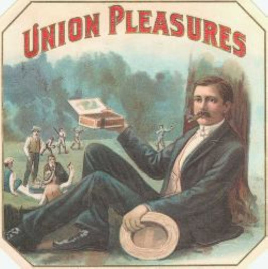 Union Pleasures Cigar Label