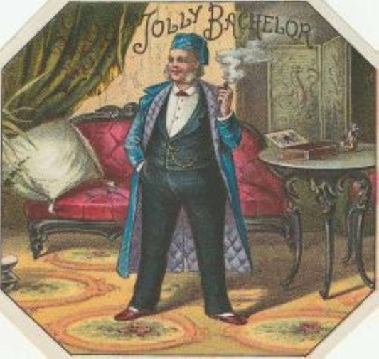 Jolly Bachelor Cigar Label