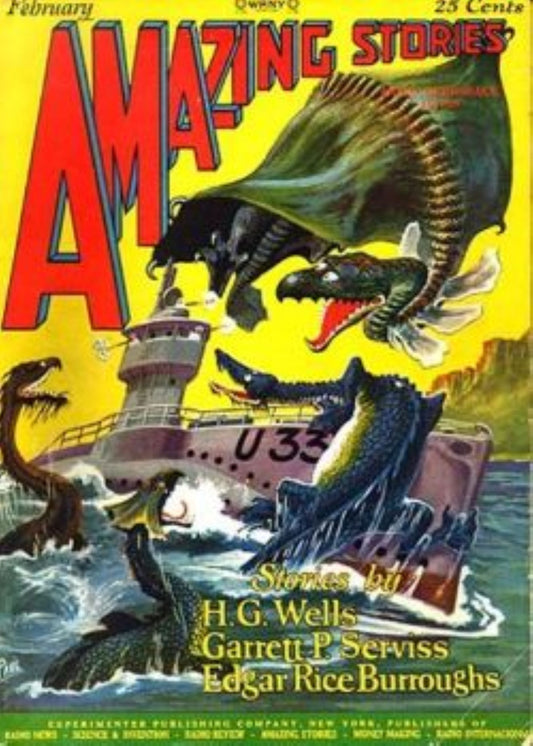 Amazing Stories Pulp Magazine Cover