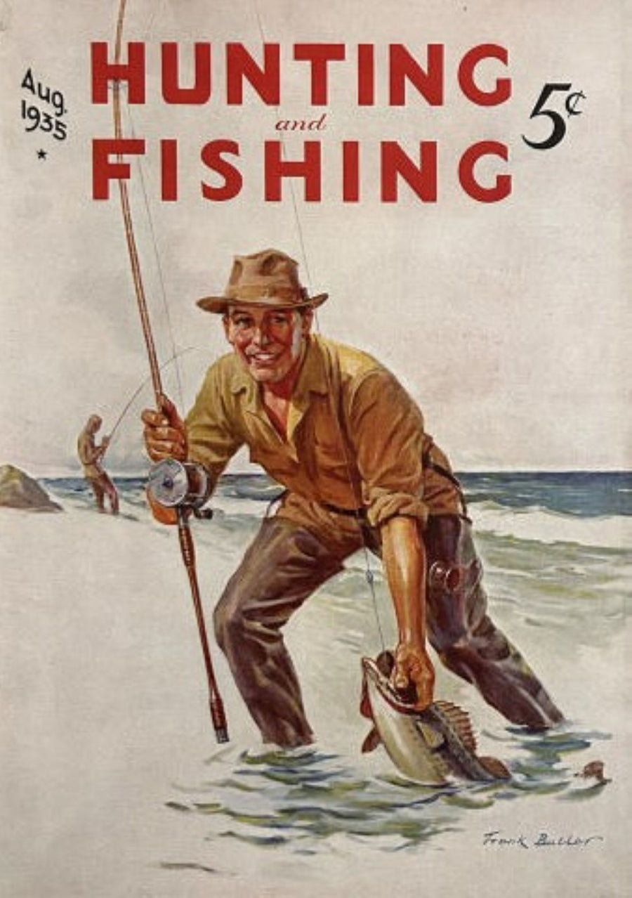 Hunting and Fishing Magazine Cover artwork