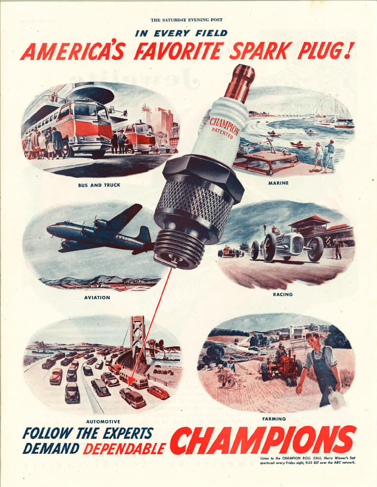 America’s Favorite Spark Plug artwork