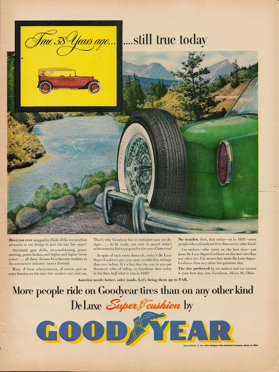 Goodyear De Luxe Super-Cushion artwork
