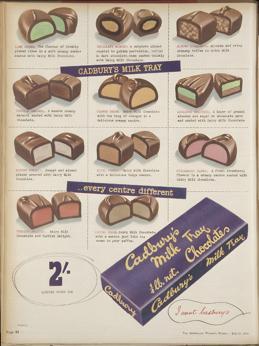 Cadbury's Milk Tray Magazine Advertisement