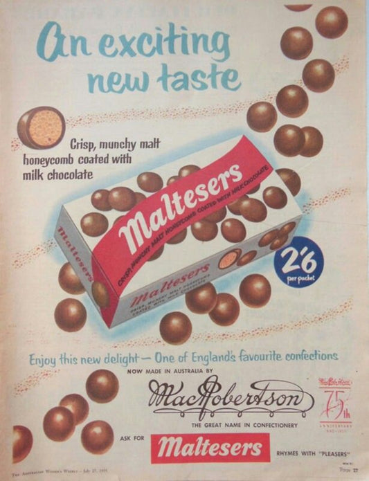 Maltesers Magazine Advertisement