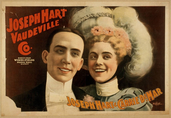 Joseph Hart Vaudeville Company Postcard preview