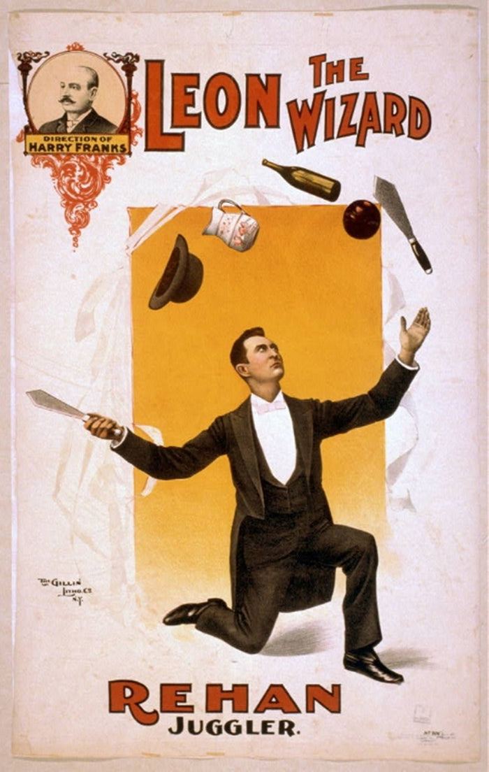 Leon The Wizard Rehan Juggler Postcard preview