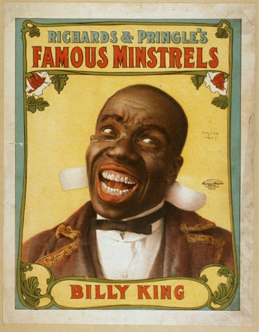 Richards and Pringle's Famous Minstrels artwork
