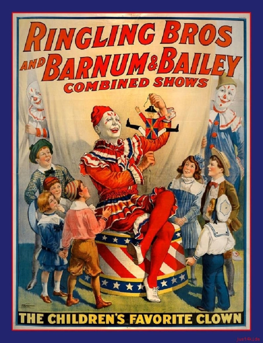 Ringling Bros Children's Favorite Clown artwork