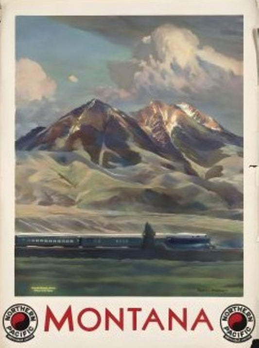 Montana Northern Pacific Travel Poster