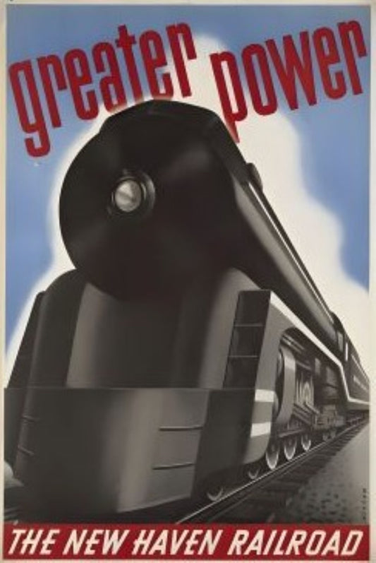 Greater Power New Haven Railroad Poster