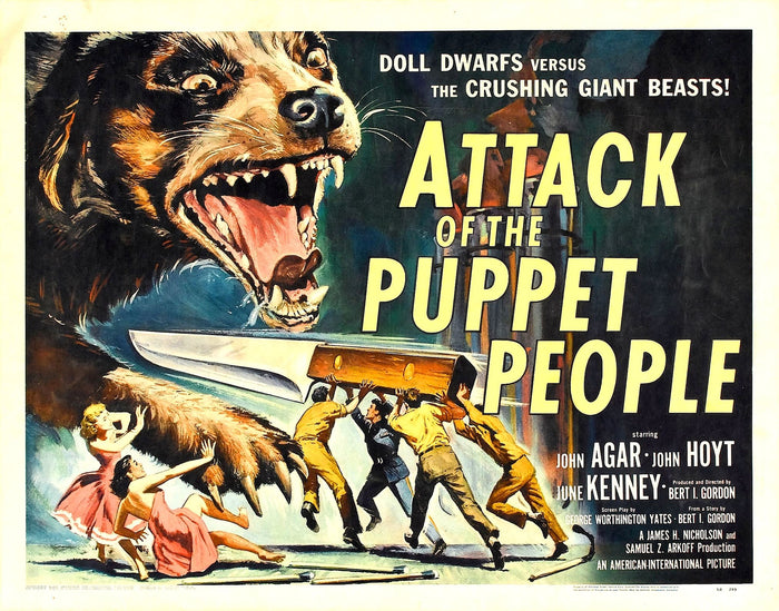 Attack of the Puppet People Postcard preview