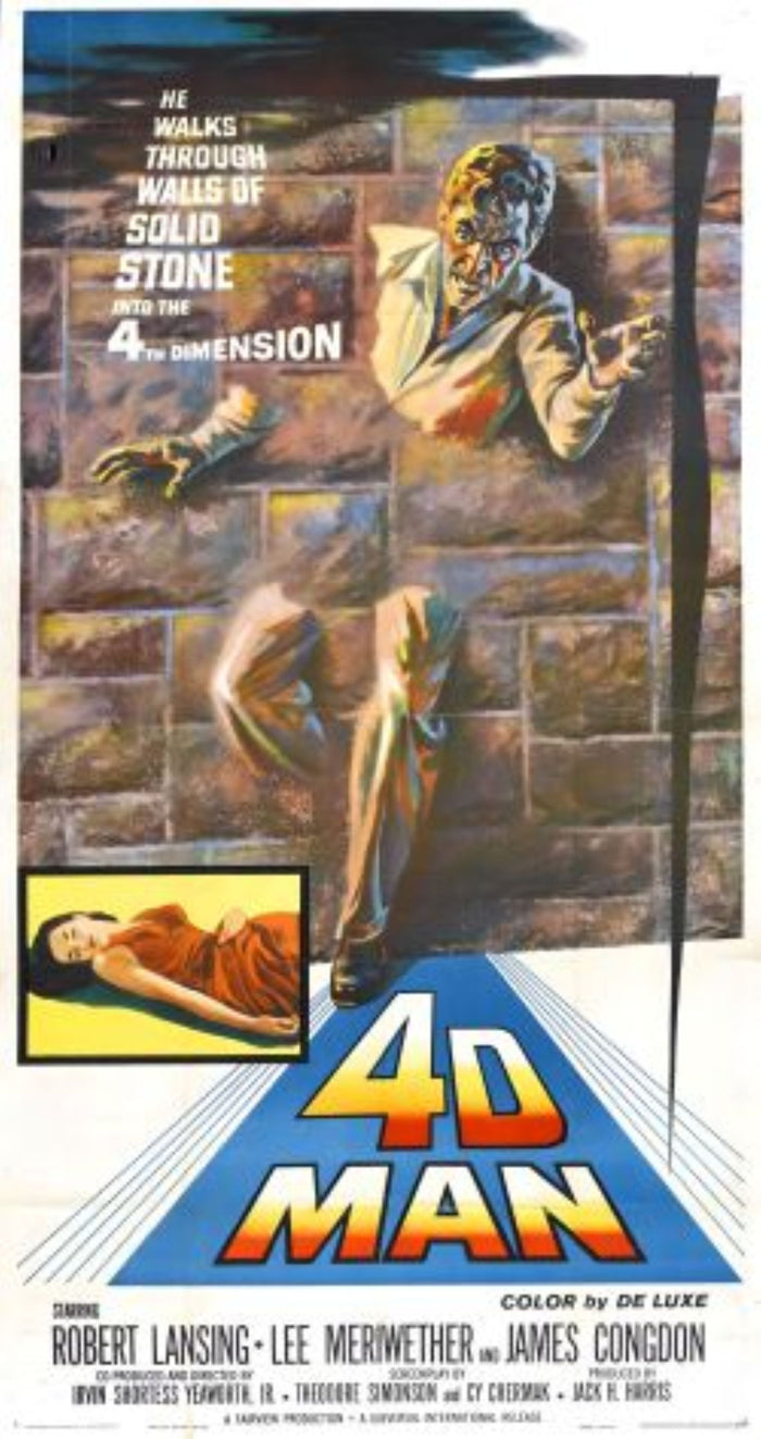 4D Man Theatrical Poster (1959) Postcard preview