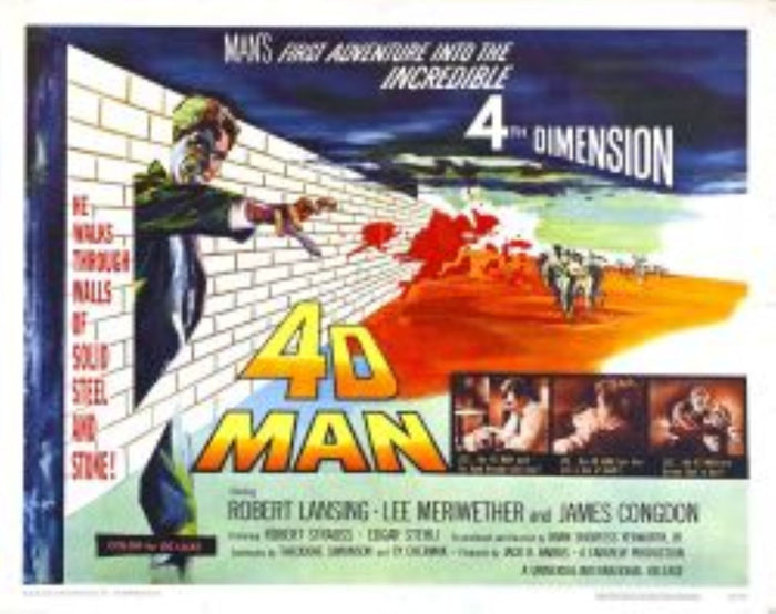 4D Man Alternate Poster (1959) Postcard preview