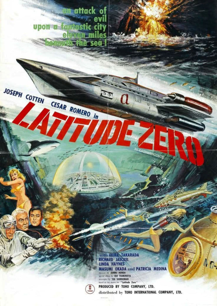 Latitude Zero Theatrical Poster (1969) Postcard preview